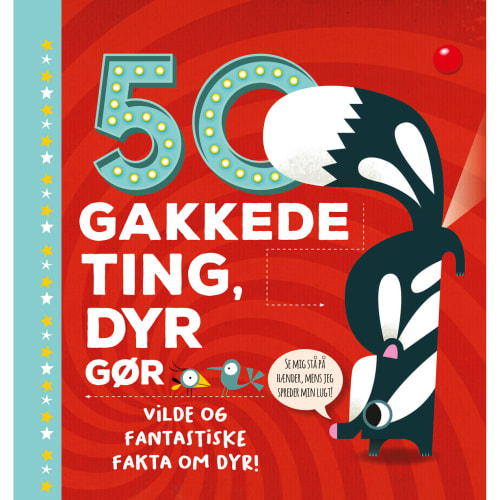 50 gakkede ting dyr gør  Indbundet