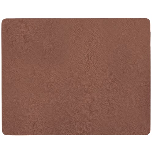 Aida dækkeservietter - Quadro - Cognac