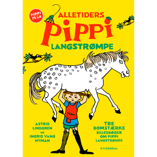 Alletiders Pippi Langstrømpe - Indbundet