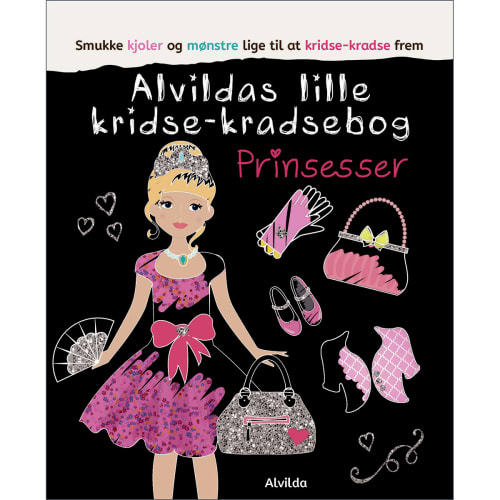 Alvildas lille kridse-kradse bog - Prinsesser - Spiralryg