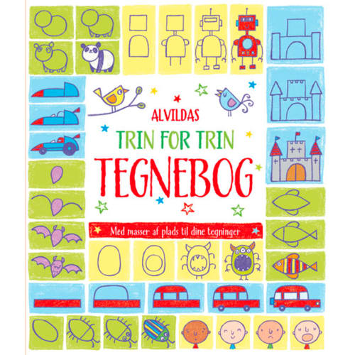 Alvildas trin for trin tegnebog - Paperback