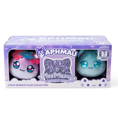 Aphmau MeeMeow Plys Glimmersæt - 3-Pak