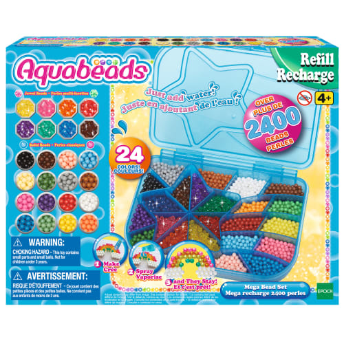 Aquabeads perler i boks - Refill