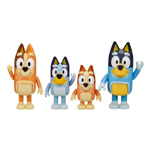 Billede af Bluey og familie - 4 stk.