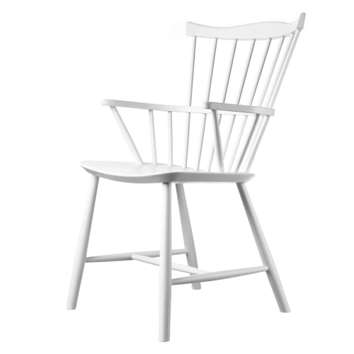 Børge Mogensen Stol - J52b - Hvid | 3999,00 | Spisebordsstol Møbler Stole Stol