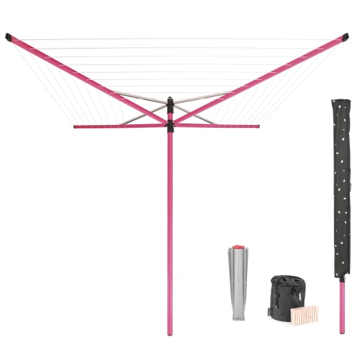 Brabantia tørrestativ - Lift-O-Matic - Pink