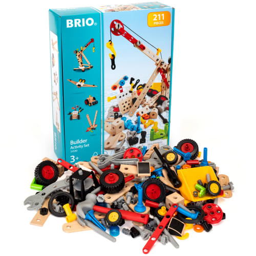BRIO byggesæt - Builder aktivitetssæt - 211 dele
