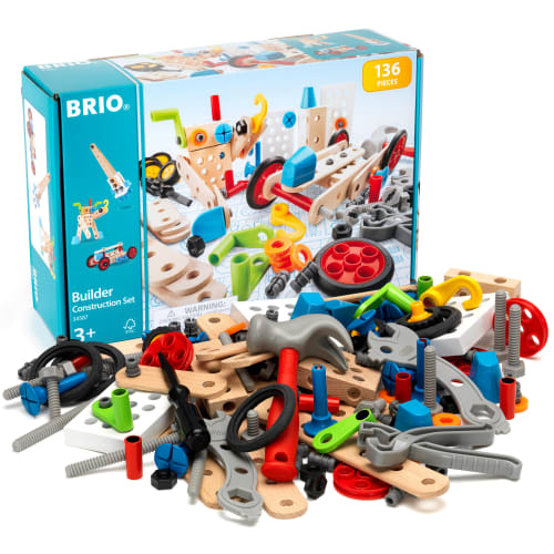 Brio Byggesæt Builder Konstruktionssæt 136 Dele