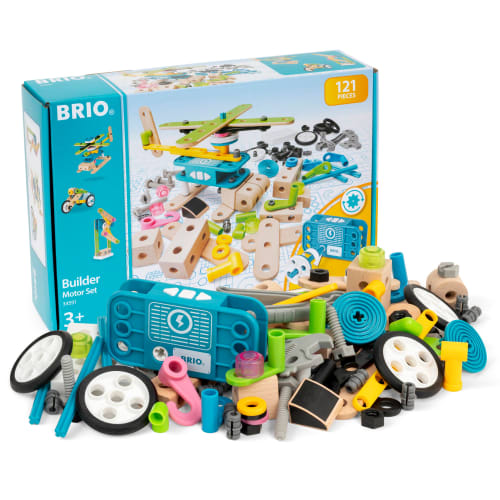 Billede af BRIO byggesæt - Builder motorsæt - 121 dele