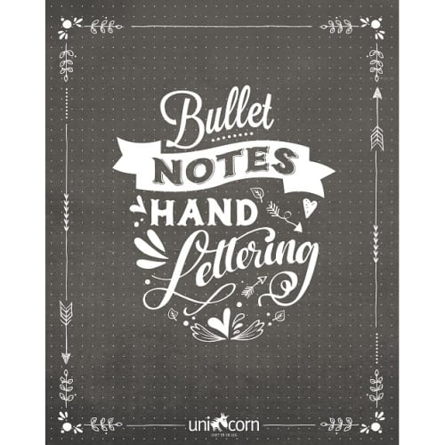 Bullet Notes Hand Lettering - Paperback