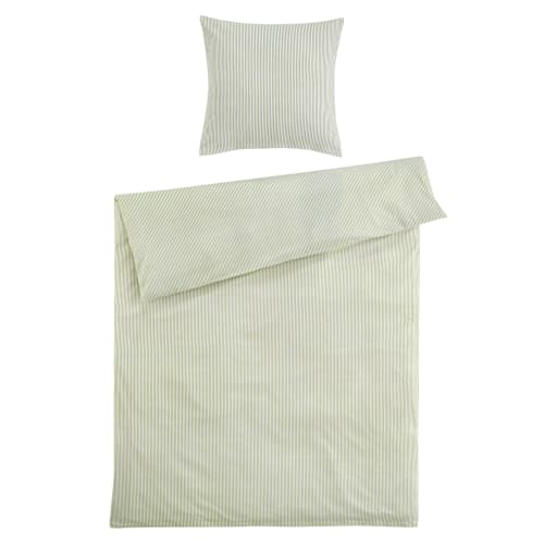 BySkagen sengetøj - Bodil - Grøn/hvid
