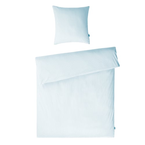 Se BySkagen sengetøj - Mille - Petrol/hvid hos Coop.dk