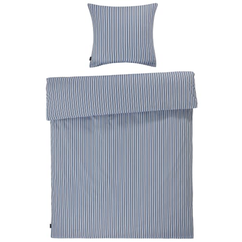 BySkagen sengetøj - Nete - Hvid/blå