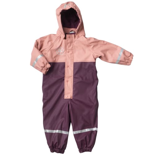 Color Kids regndragt m. fleece  Rosa