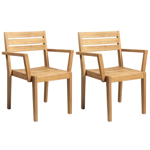 Coop Cila havestole – 2 stk. – Teak