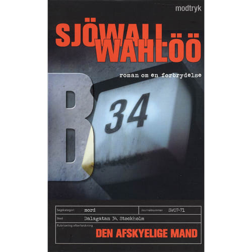 Den afskyelige mand - Roman om en forbrydelse 7 - Paperback