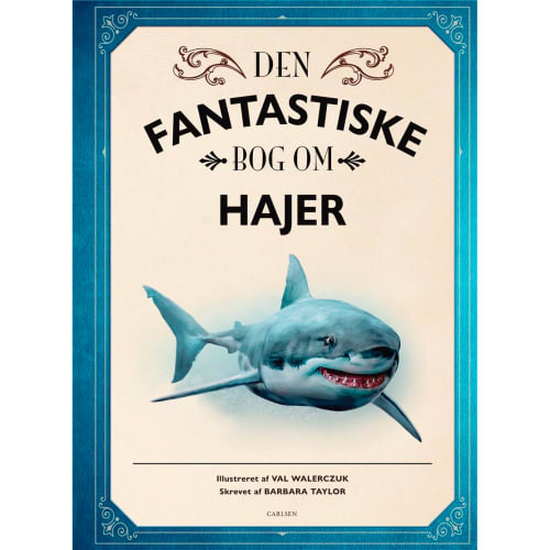 Den fantastiske bog om hajer  Indbundet
