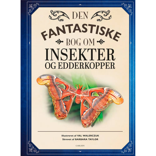 Den fantastiske bog om insekter og edderkopper - Indbundet