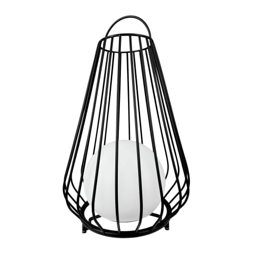 Dyberg Larsen lanterne med solpanel – Evesham – Sort