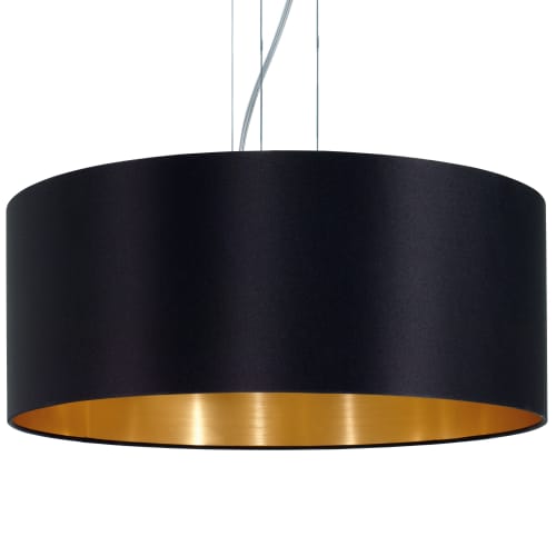 Eglo pendel - Maserlo - Sort/guld