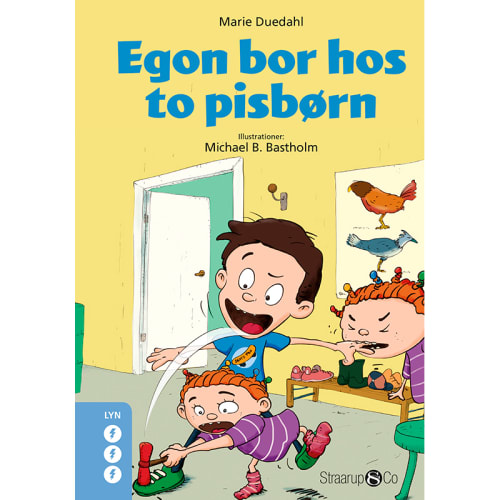 Egon bor hos to pisbørn - Lyn - Hardback
