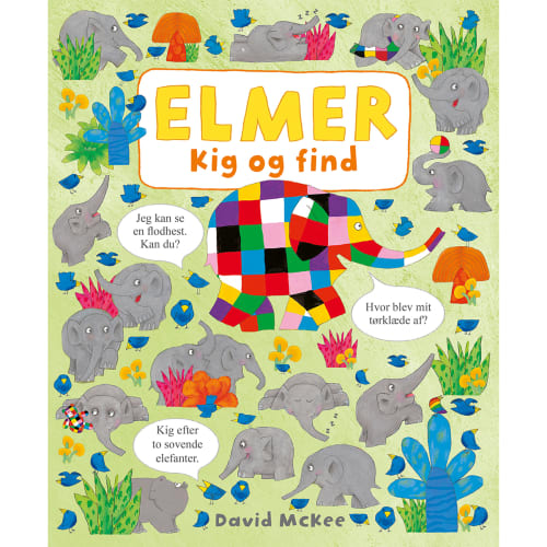 Elmer - Kig og find - Indbundet