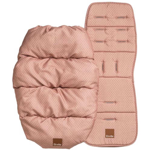 Elodie Details kørepose - Nouveau - Støvet rosa