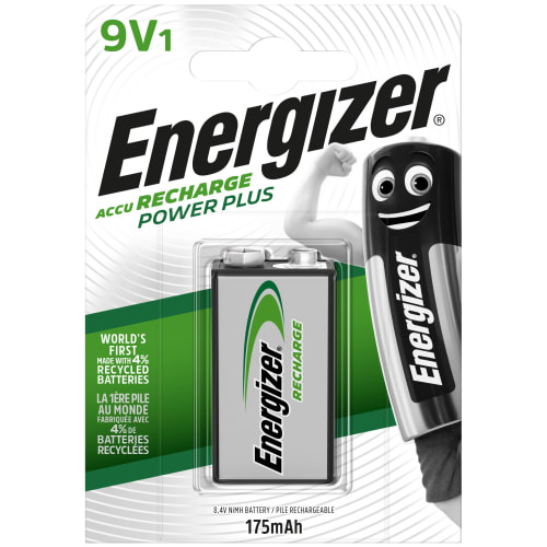 Energizer- 9V batteri - genopladelig