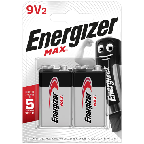 Energizer MAX 9V- batterier