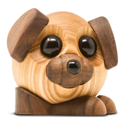 Billede af FableWood træfigur - Hunden Buddy