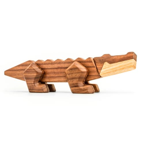 FableWood træfigur - Krokodille