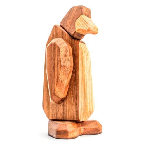 FableWood træfigur - Pingvin