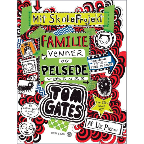 Familie, venner og pelsede væsner - Tom Gates 12 - Hæftet