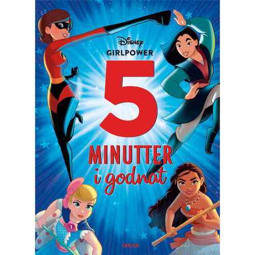 4: Fem minutter i godnat - Disney Girlpower - Indbundet