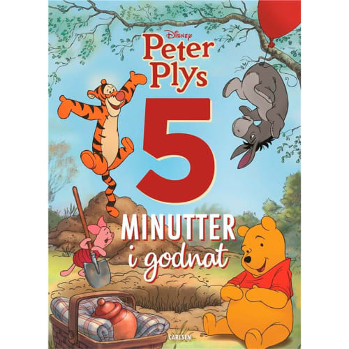 13: Fem minutter i godnat - Peter Plys - Indbundet