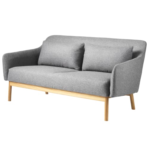 Foersom & Hiort-Lorenzen 2 pers. sofa - L38 Gesja - Lysegrå