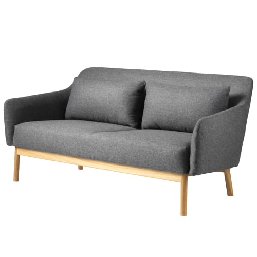 Foersom & Hiort-Lorenzen 2 pers. sofa - L38 Gesja - Mørkegrå