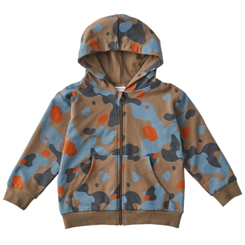 Friends hoodie  Brun med camouflage