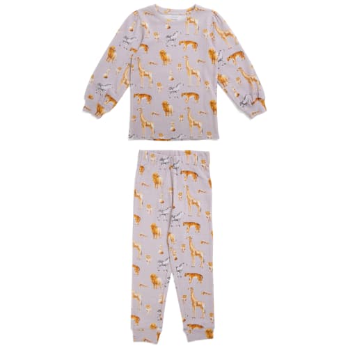 Friends pyjamas - Lilla med dyreprint