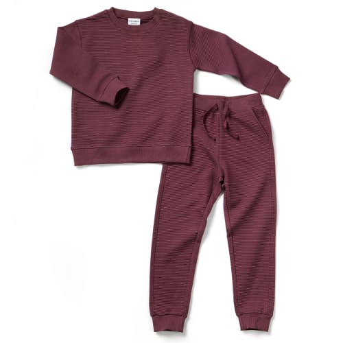 Friends sweatshirt og sweatpants - Aubergine