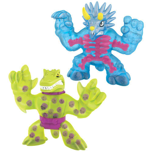 Goo Jit Zu gummifigurer - Tritops vs Shredz