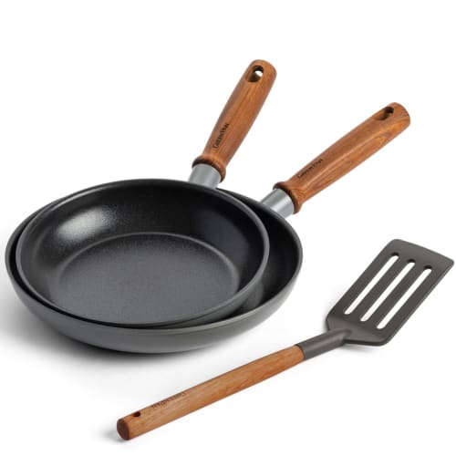 Billede af GreenPan pandesæt - Mayflower Pro - Ø 20 og 24 cm - Grå/ aluminium