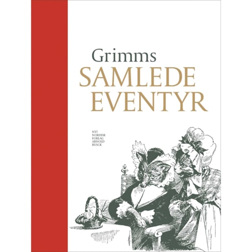 Billede af Grimms samlede eventyr - Luksusindbinding - Rød - Indbundet hos Coop.dk