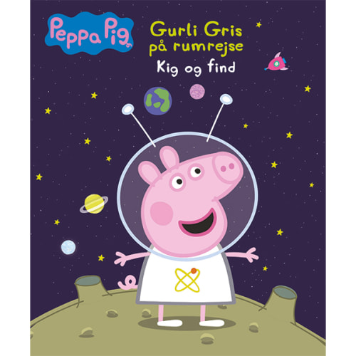7: Gurli Gris på rumrejse - Kig og find - Papbog
