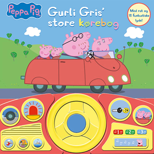 Gurli Gris' store kørebog - Papbog