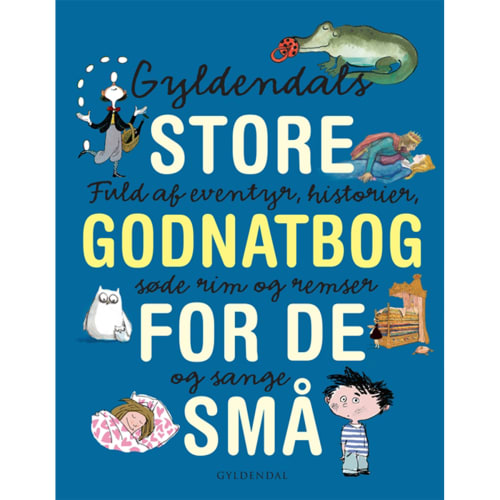 Gyldendals store godnatbog for de små - Indbundet
