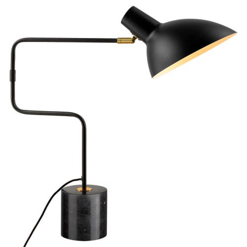 Halo Design bordlampe - Metropole - Sort/marmor