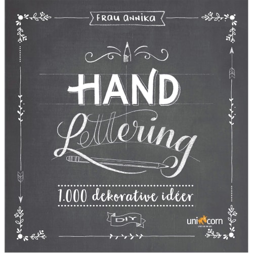 Billede af Hand Lettering Grundbog - 1.000 dekorative idéer - Paperback