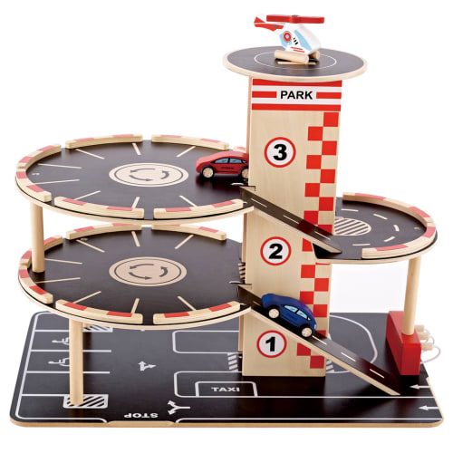 Hape parkeringshus med biler - Park & Go Garage