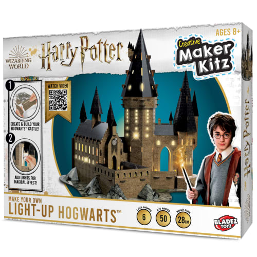 Harry Potter byggesæt - Hogwarts med lys